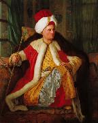 Antoine de Favray Portrait of Charles Gravier Count of Vergennes and French Ambassador, in Turkish Attire painting